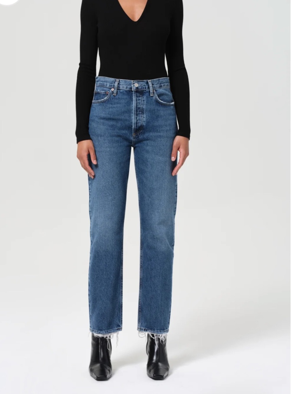 AGOLDE • 90's Pinch Waist High Rise Straight Jeans range - size 28 organic